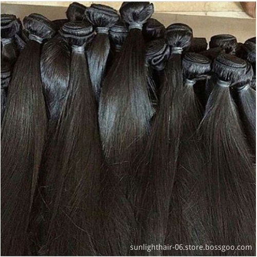 Sunlight Burmese Bundles Studio Vietnamese Raw Attachment Weave 12a Silk Closure 13x4 11a Grade Peruvian Hair